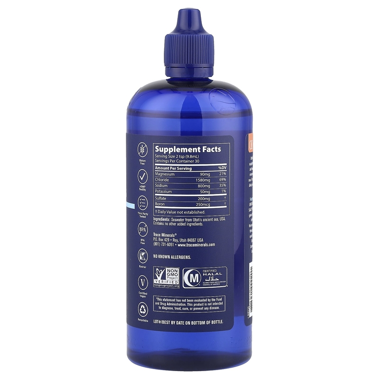 Trace, Utah Sea Minerals, 296 мл (10 жидк. Унций)