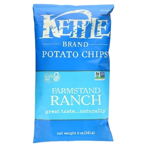 Kettle Foods, картофельные чипсы, Farmstanding Ranch, 141 г (5 унций) (Товар снят с продажи) 