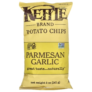 Kettle Foods, картофельные чипсы, со вкусом пармезана и чеснока, 141 г (5 унций)