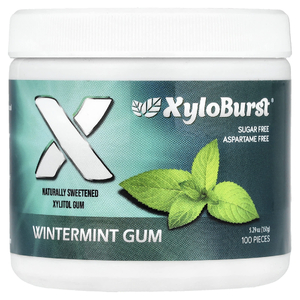 Xyloburst, ксилитоловая камедь, зимняя мята, 100 шт., 150 г (5,29 унции)