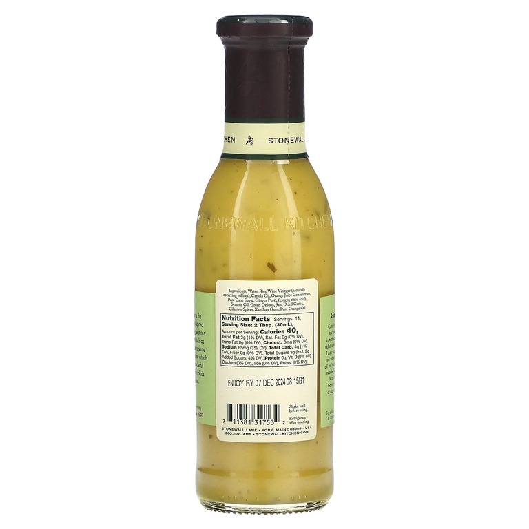 Stonewall Kitchen, Sesame Ginger Dressing, 11 fl oz (330 ml) (Товар снят с продажи) 
