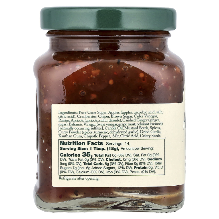 Stonewall Kitchen, яблочное чатни и клюква, 241 г (8,5 унции)