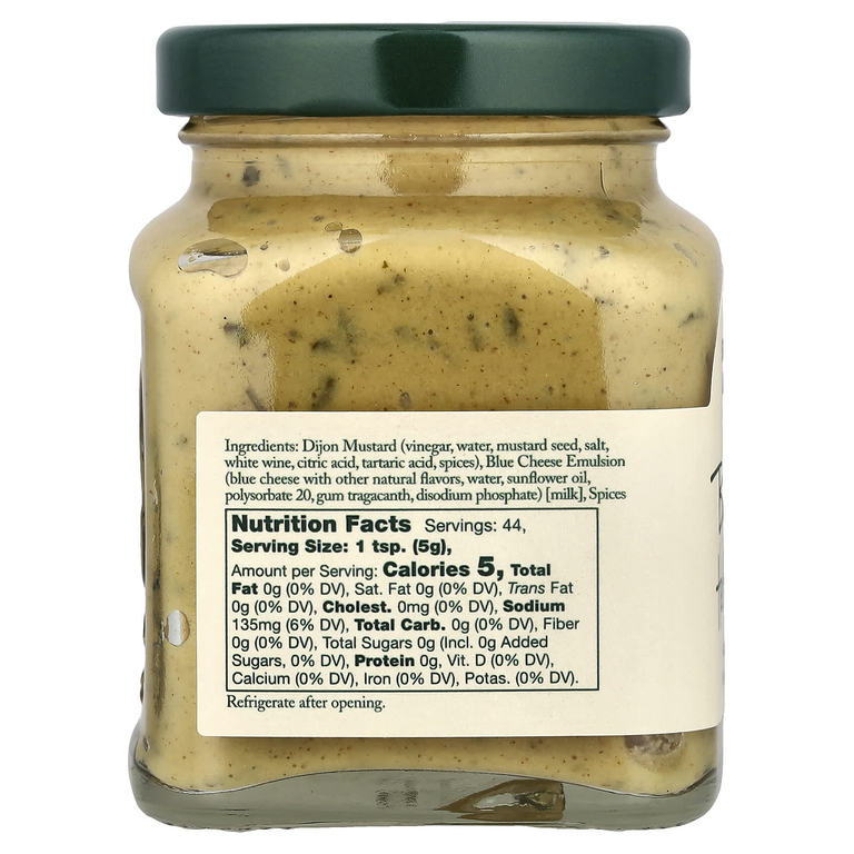 Stonewall Kitchen, Blue Cheese Herb Mustard, 7.75 oz (220 g)