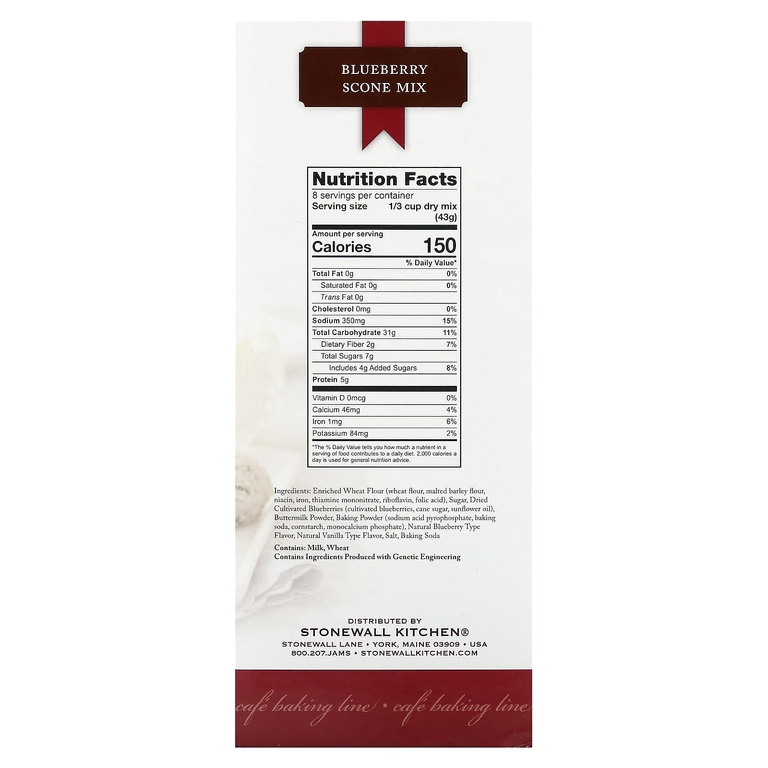 Stonewall Kitchen, смесь булочек с голубикой, 340,2 г (12 унций) (Товар снят с продажи) 