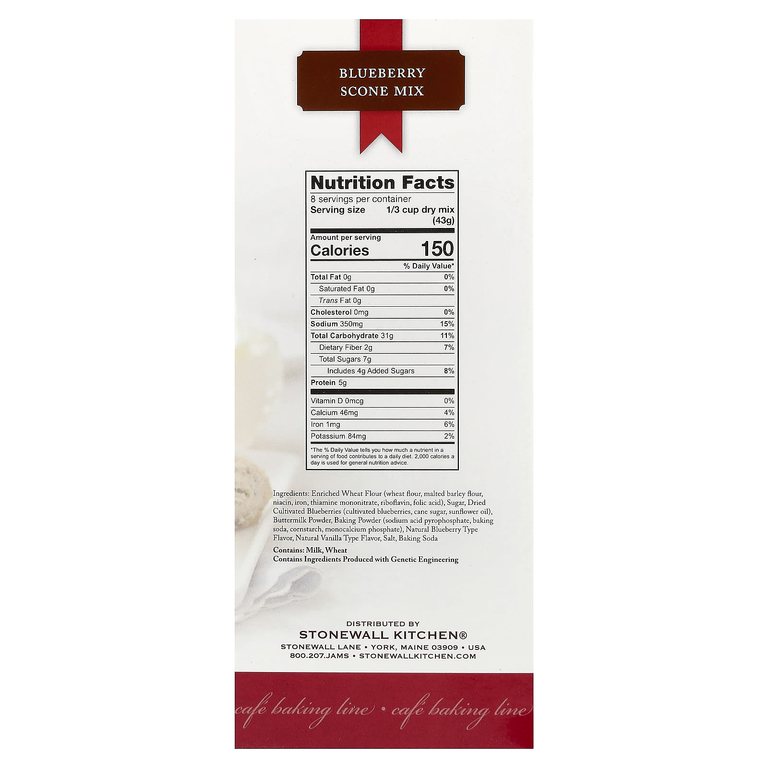 Stonewall Kitchen, смесь булочек с голубикой, 340,2 г (12 унций) (Товар снят с продажи) 