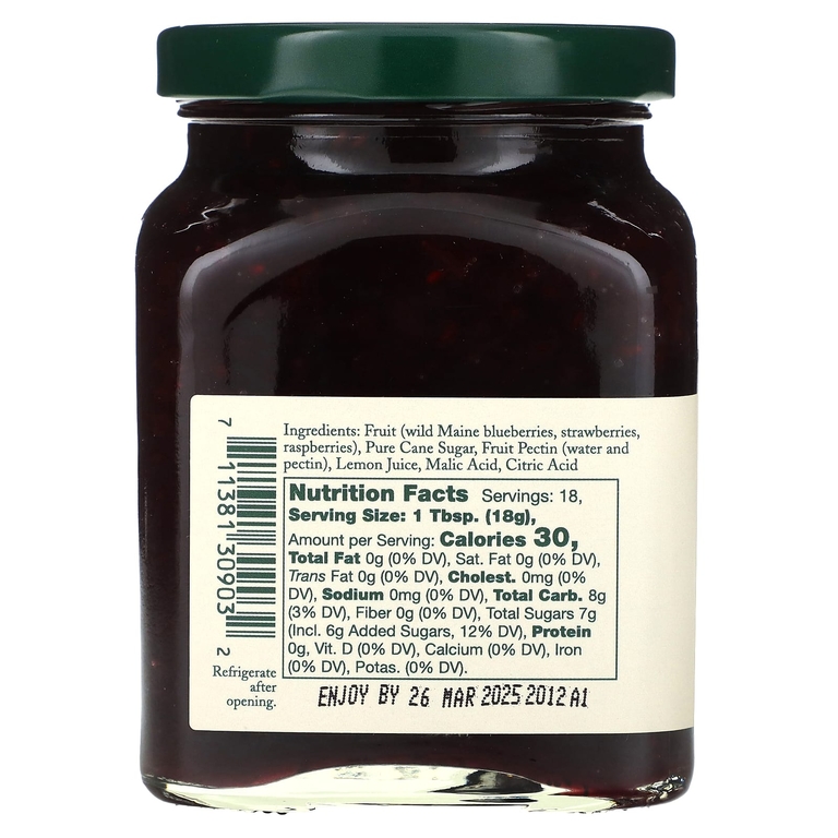 Stonewall Kitchen, ягодный джем, 326 г (11,5 унции) (Товар снят с продажи) 