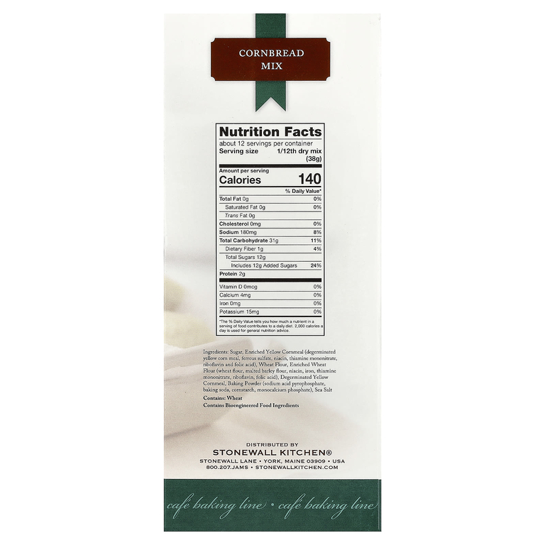 Stonewall Kitchen, смесь для кукурузного хлеба, 453,6 г (16 унций) (Товар снят с продажи) 
