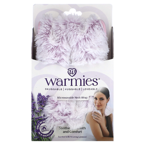 Warmies, повязки для шеи, которые можно использовать в микроволновой печи, зефир и лаванда, расслабляющая лаванда, 1 шт.