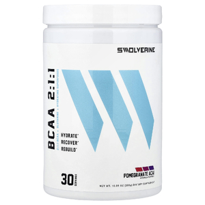 Swolverine, BCAA 2:1:1, гранат и асаи, 285 г (10,05 унции) (Товар снят с продажи) 