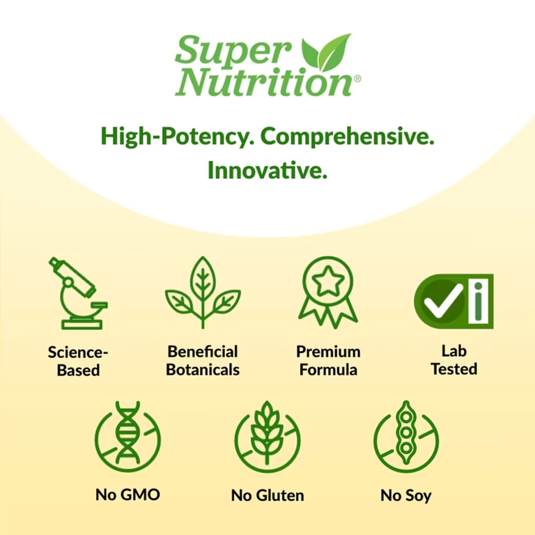 Super Nutrition, Simply One®, мультивитамины и поддерживающие травы для женщин старше 50 лет, вкус ягод, 90 жевательных таблеток