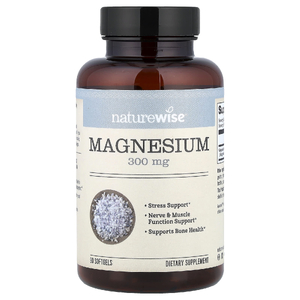 NatureWise, магний, 90 капсул (100 мг в 1 капсуле)