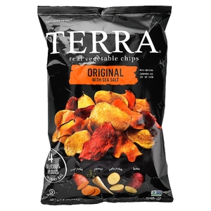 Terra, настоящие овощные чипсы, оригинальные, с морской солью, 141 г (5 унций) (Товар снят с продажи) 