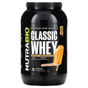 NutraBio, Classic Whey Protein, Orange Dream, 907 г (2 фунта) (Товар снят с продажи) 