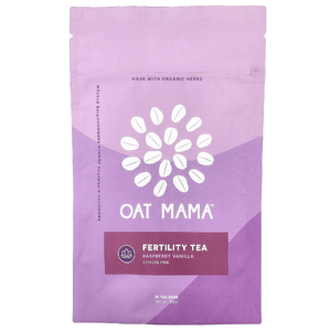 Oat Mama, чай для повышения фертильности, малина и ваниль, без кофеина, 14 чайных пакетиков, 32 г (Товар снят с продажи) 