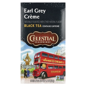 Celestial Seasonings, черный чай, крем с Эрл Грей, 16 чайных пакетиков, 31 г (1,1 унции) (Товар снят с продажи) 