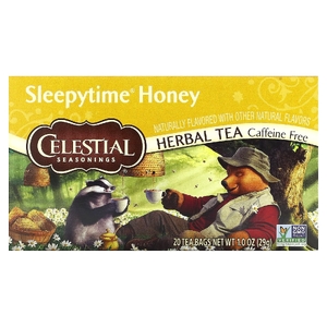 Celestial Seasonings, травяной чай, Sleepytime®, с медом, без кофеина, 20 чайных пакетиков по 29 г (1 унции) (Товар снят с продажи) 