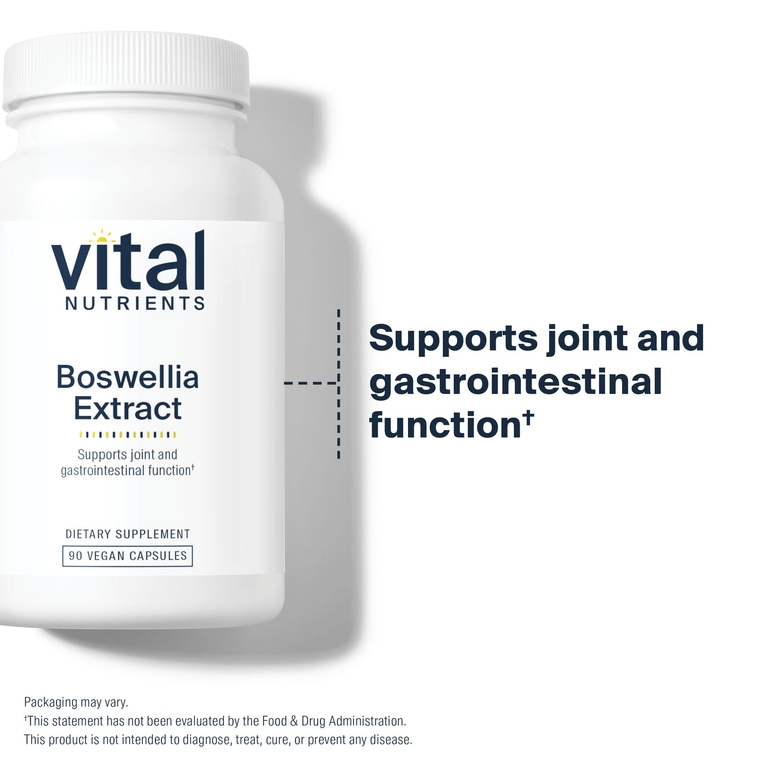 Vital Nutrients, Экстракт босвеллии, 90 веганских капсул (400 мг на капсулу)