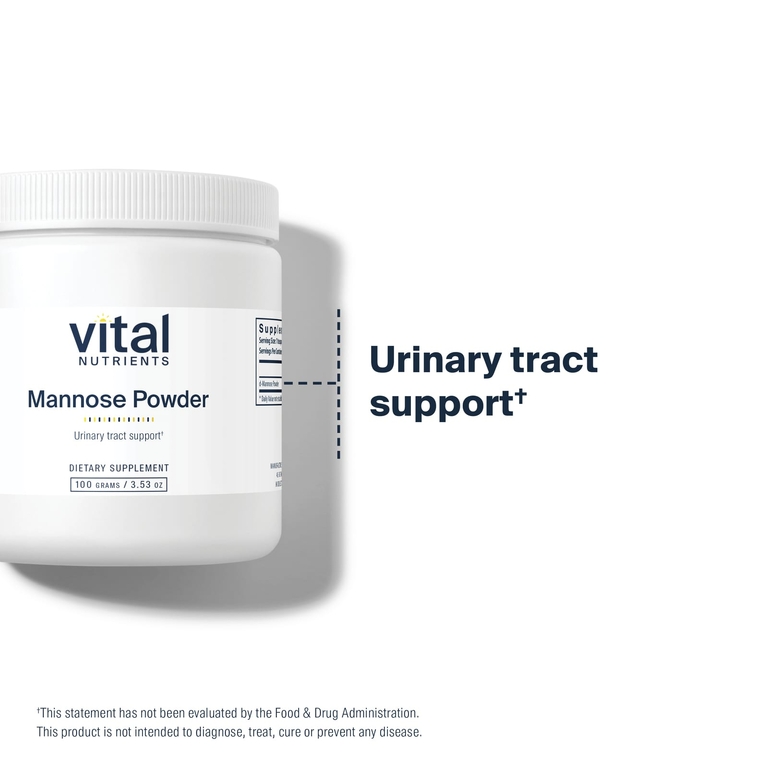 Vital Nutrients, манноза в порошке, 100 г (3,53 унции) (Товар снят с продажи) 