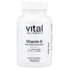 Vital Nutrients, витамин E со смешанными токоферолами, 100 мягких таблеток