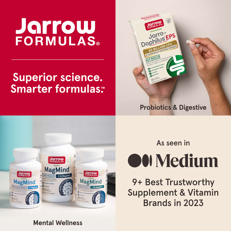 Jarrow Formulas, лактоферрин, сублимированный, 250 мг, 60 капсул