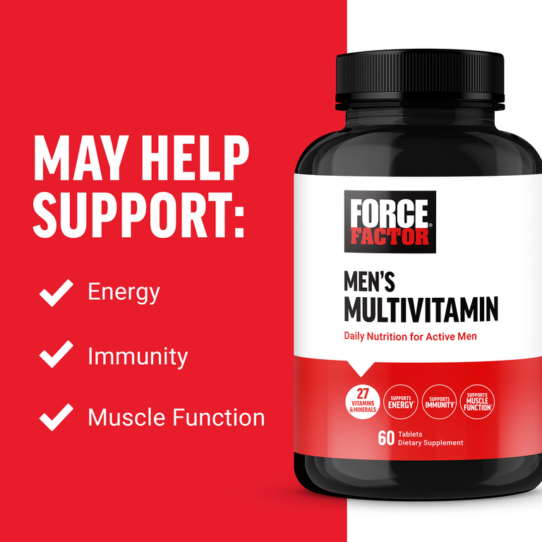 Force Factor, Мультивитамины для мужчин, 60 таблеток