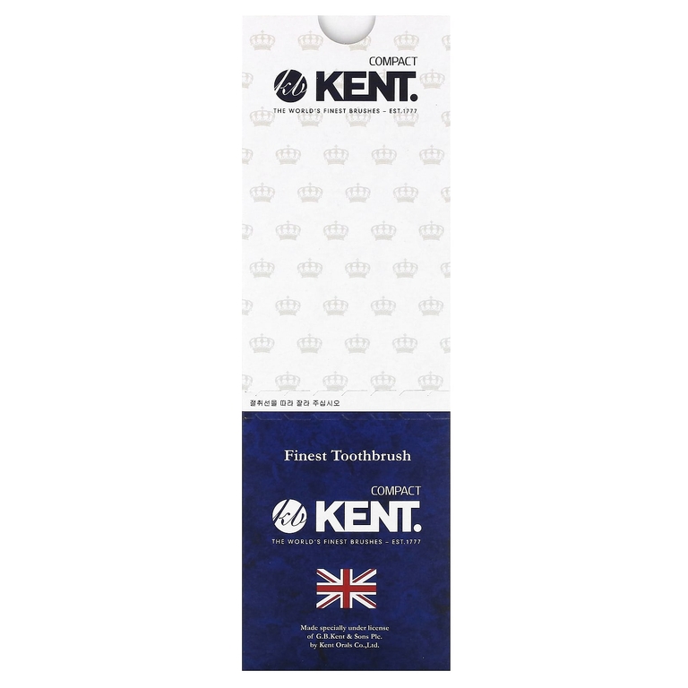 Kent, ультрамягкая зубная щетка, компактная, 6 шт.