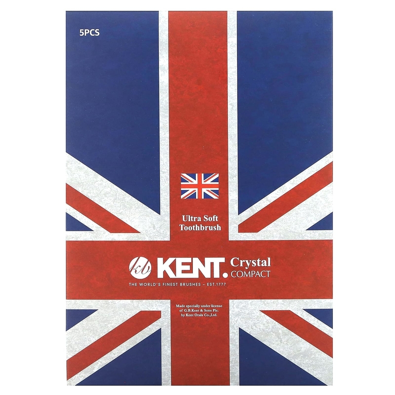 Kent, ультрамягкая зубная щетка, Crystal Complex, 5 шт. (Товар снят с продажи) 