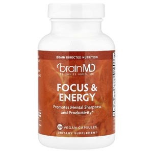 BrainMD, Focus & Energy, 120 веганских капсул