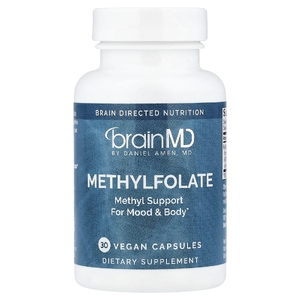 BrainMD, Метилфолат, 5000 мкг, 30 капсул