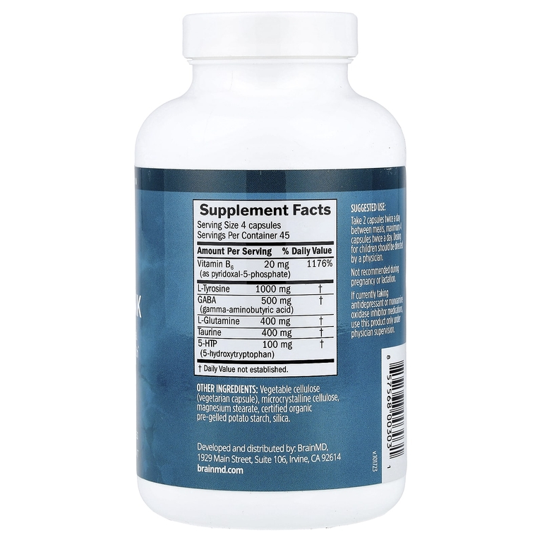 BrainMD, Neurolink, 180 веганских капсул
