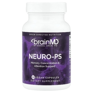 BrainMD, Neuro-PS, 30 веганских капсул (150 мг в 1 капсуле)