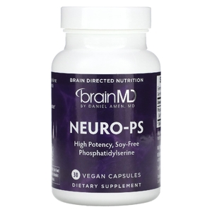 BrainMD, Neuro-PS, 30 веганских капсул (150 мг в 1 капсуле)