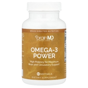 BrainMD, Omega-3 Power, 60 капсул (800 мг в каждой)