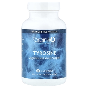 BrainMD, Тирозин, 120 капсул (500 мг в каждой капсуле)