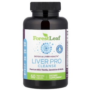 Forest Leaf, Liver Pro Cleanse, средство для очищения печени, 60 растительных капсул