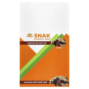 ProBar, SNAK™, энергетический батончик, овсяные хлопья с шоколадной крошкой, 12 батончиков по 45 г (1,6 унции)
