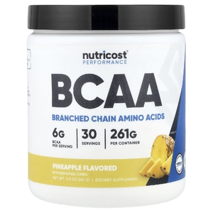 Nutricost, Performance, BCAA, ананас, 261 г (9,3 унции)