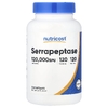 Nutricost, серрапептаза, 60 мг (120 000 SPU), 120 капсул