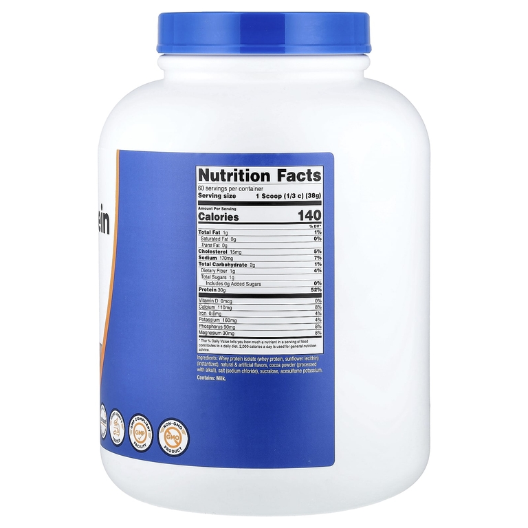 Nutricost, изолят сывороточного протеина, со вкусом мокко, 2268 г (5 фунтов)