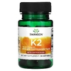 Swanson Vitamins, витамин K2, 30 мягких таблеток