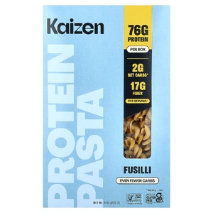 Kaizen, протеиновая паста, фузилли, 226 г (8 унций)