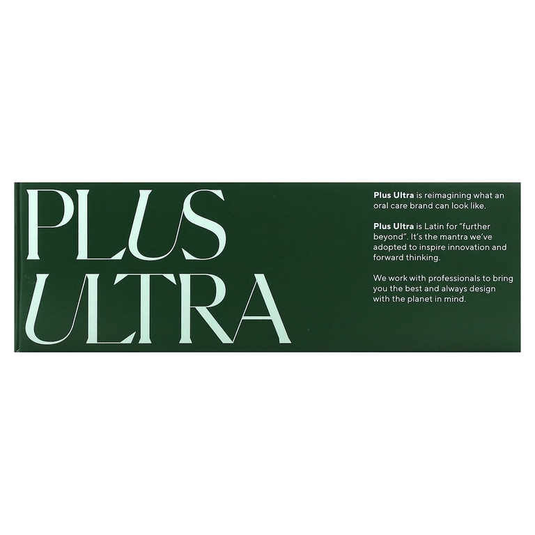 Plus Ultra, натуральная гелевая зубная паста, мята, 133 г (4,7 унции) (Товар снят с продажи) 