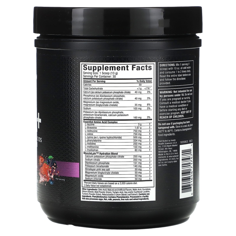 MuscleTech, Platinum, 100% EAA+, фруктовый пунш, 393 г (13,86 унции)