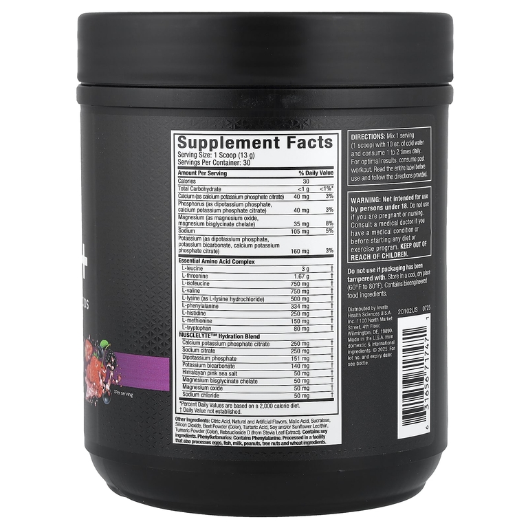 MuscleTech, Platinum, 100% EAA+, фруктовый пунш, 393 г (13,86 унции)