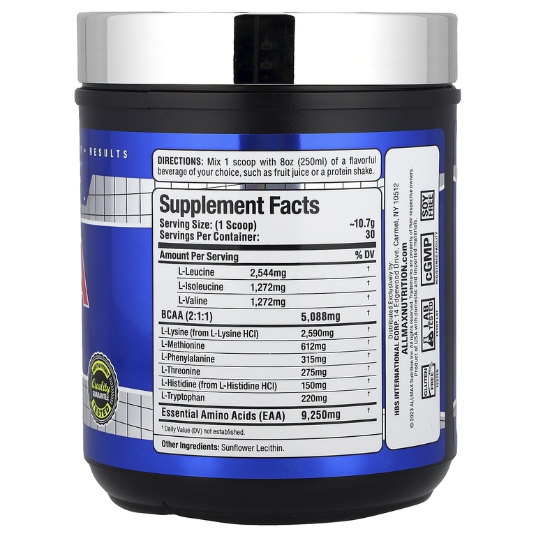 ALLMAX, Essentials, EAA, 320 г (11,29 унции)