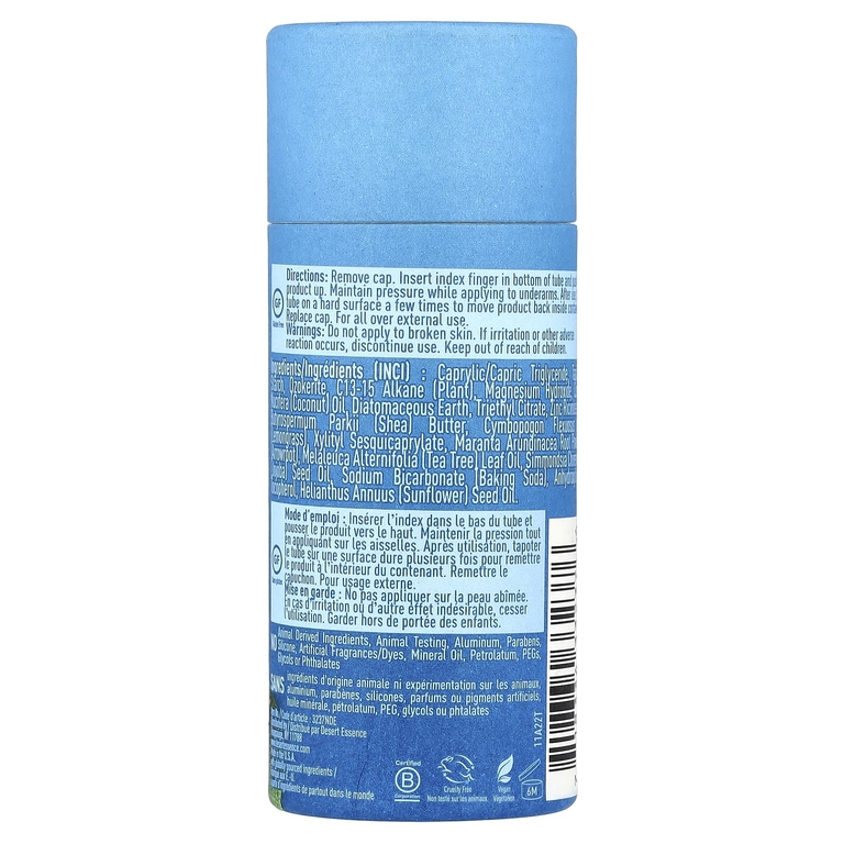 Desert Essence, дезодорант, лемонграсс, 63 г (2,25 унции)