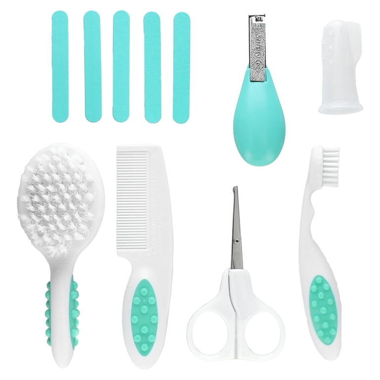 Safety 1st, Groom & Go Baby Care, набор для ухода за волосами, 12 предметов