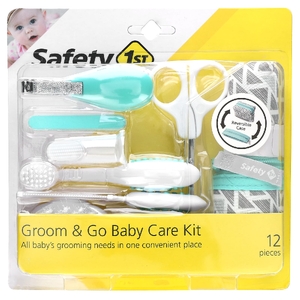 Safety 1st, Groom & Go Baby Care, набор для ухода за волосами, 12 предметов
