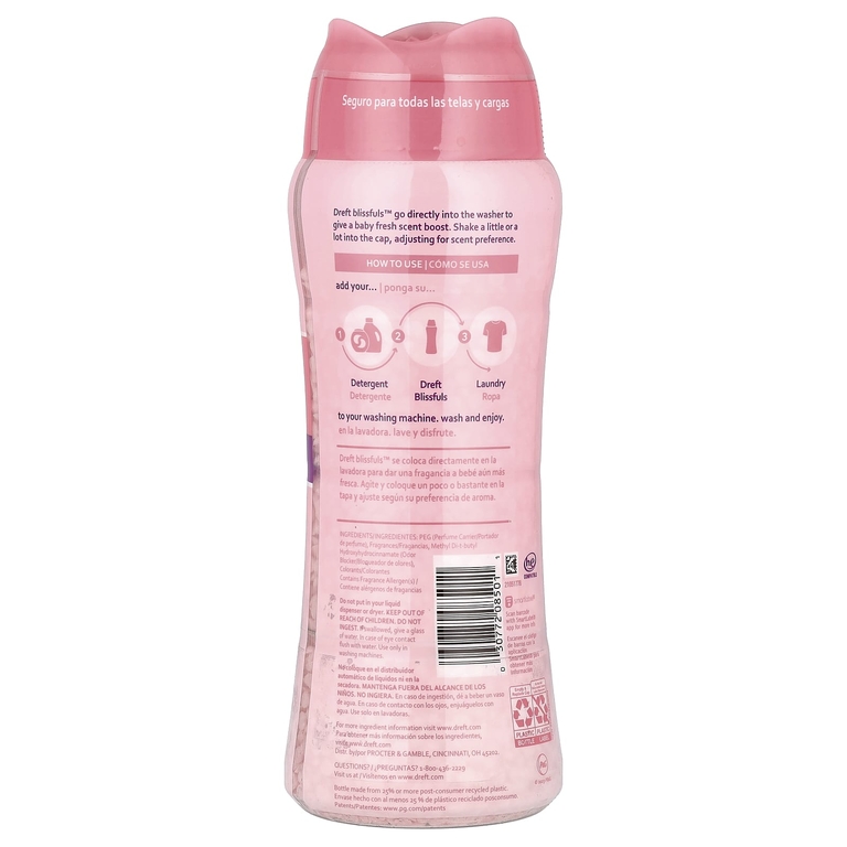 Dreft, Blissfuls, усилитель аромата для стирки, Baby Fresh, 515 г (18,2 унции)