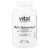 Vital Nutrients, мультипитательный цитрат/малат (без меди и железа), 180 вегетарианских капсул